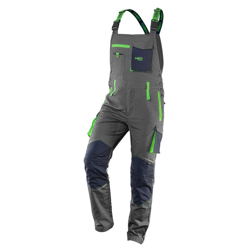 NEO TOOLS Work dungarees PREMIUM, 100% cotton, ripstop, size XS — 81-247-XS