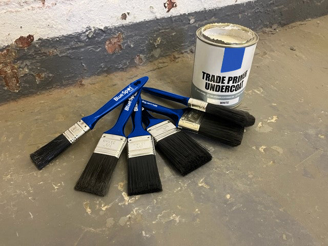 Blue Spot Tools 10 PCE Synthetic Workshop Brush Set (2 PCE 1/2", 3 PCE 1", 3 PCE 1 1/2", 2 PCE 2")