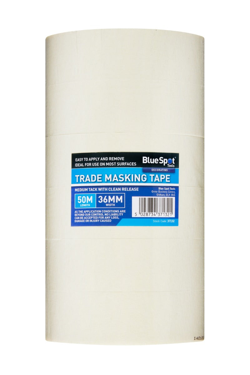 Blue Spot Tools 36mm x 50M Trade Masking Tape