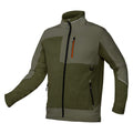 NEO TOOLS OUTDOOR softshell sweatshirt, green, size S — 81-517-S