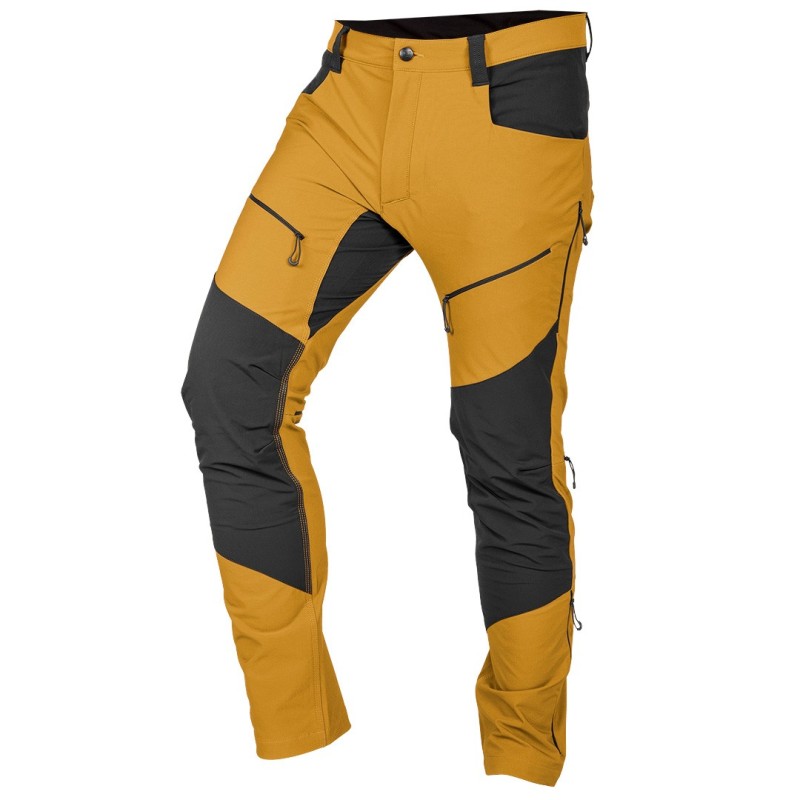 NEO TOOLS Work trousers OUTDOOR, 4 way stretch, mustard, size XL — 81-291-XL