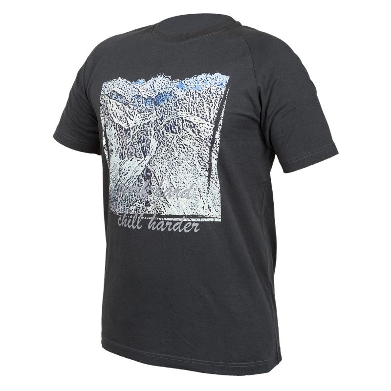 NEO TOOLS OUTDOOR T-shirt, mountains, size XXXL — 81-645-XXXL