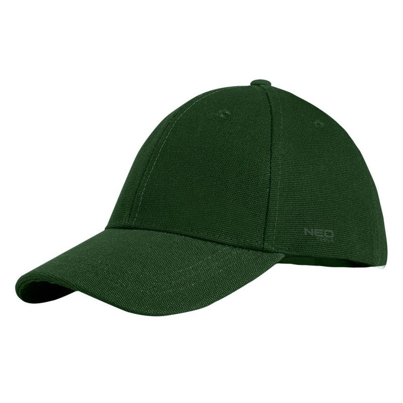 NEO TOOLS Baseball cap, green — 81-637