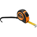 NEO TOOLS Retractable steel tape measure 5 m x 25 mm, auto-locking, two stop buttons — 67-223