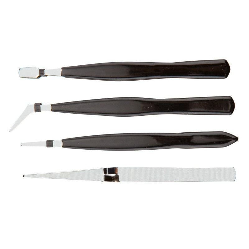Top Tools Tweezers, set 4 pcs — 32D423