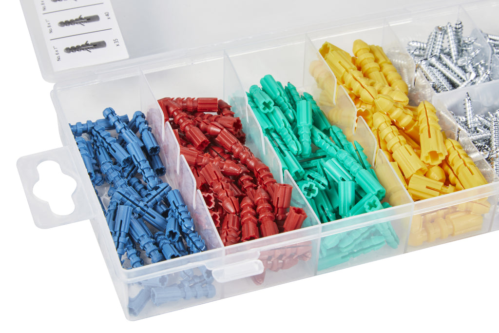 Blue Spot Tools 285 PCE Assorted Anchor And Metal Screw Set