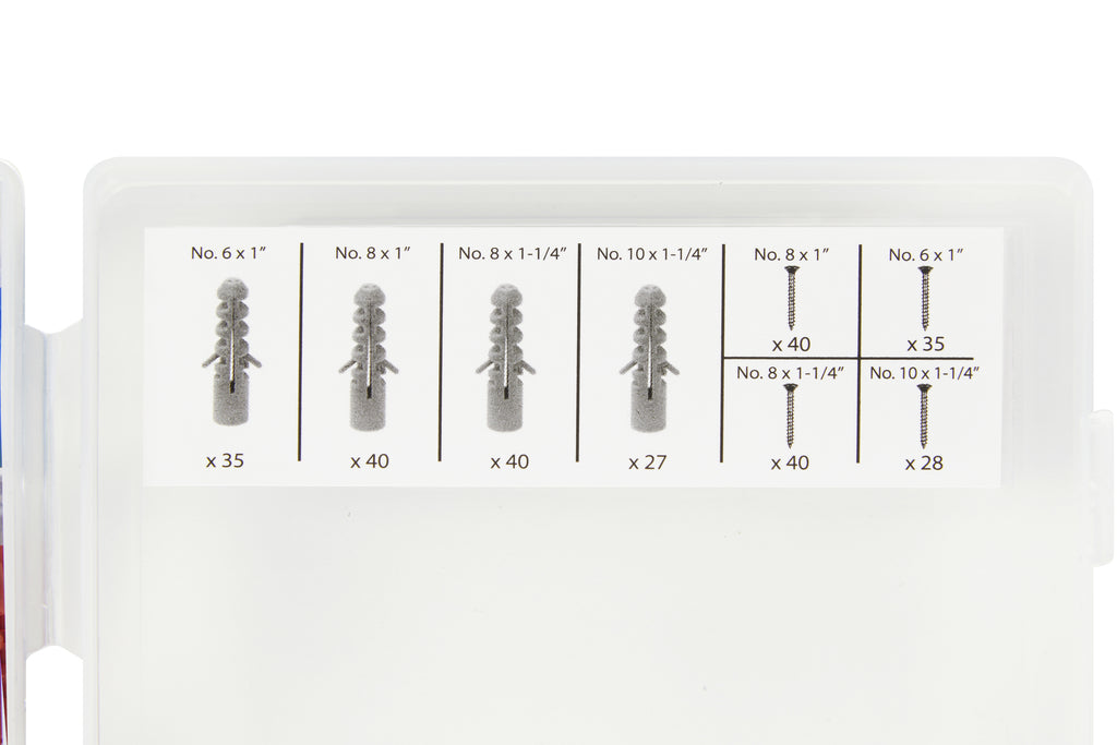 Blue Spot Tools 285 PCE Assorted Anchor And Metal Screw Set