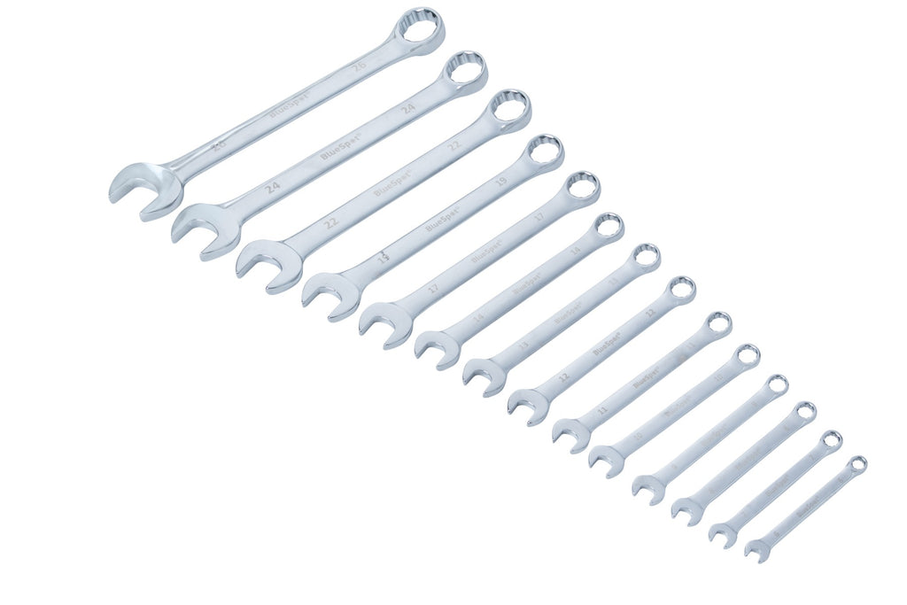 Blue Spot Tools 14 PCE Metric Combination Spanner Set (6-26mm)