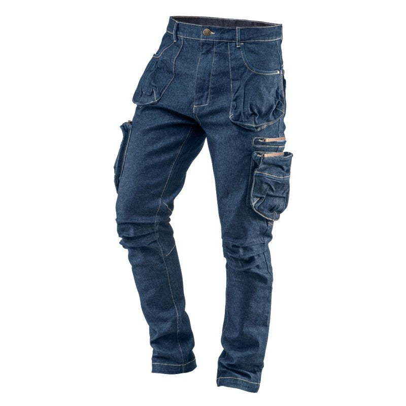 NEO TOOLS 5 pockets work trousers DENIM, size L — 81-229-L