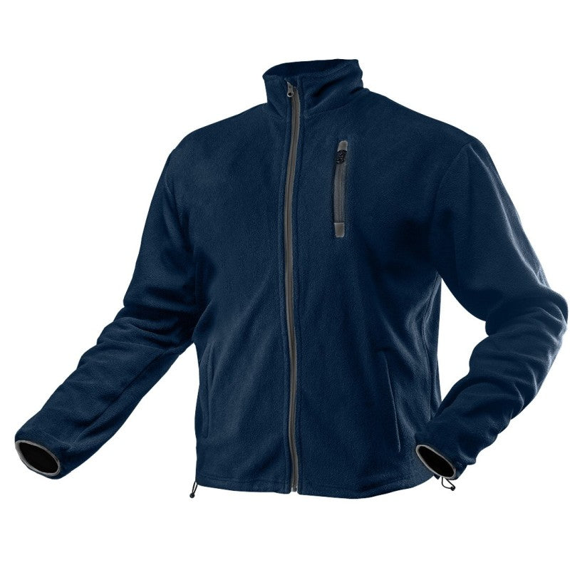 NEO TOOLS Polar fleece sweatshirt, navy blue, size XXXL — 81-502-XXXL