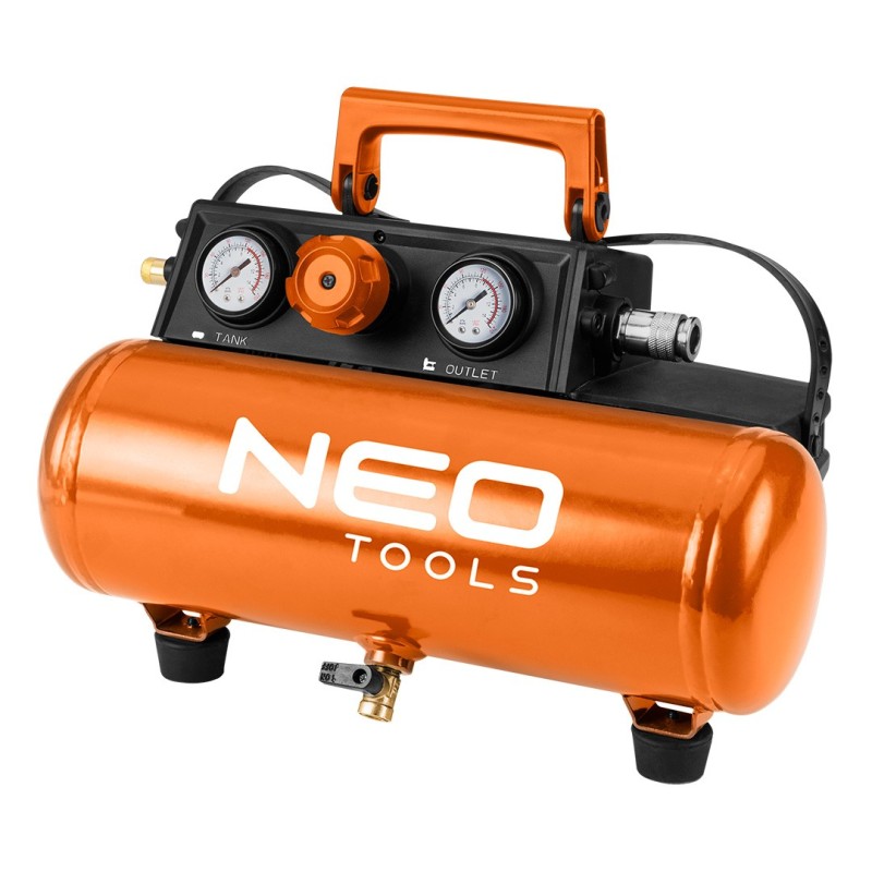 NEO TOOLS Compressor cordless Energy+ 8 bar 3.8 l, without battery — 04-620