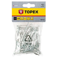TOPEX Aluminium rivets 4.0 x 12.5 mm, 50 pcs — 43E403