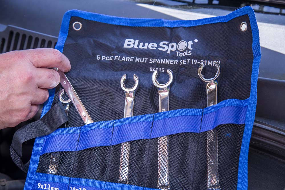 Blue Spot Tools 5 PCE Flare Nut Spanner Set (9-21mm)