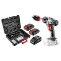 GRAPHITE Cordless drill, Energy+ 18V, Li-Ion, removable holder 10 mm, 2 batteries 2 Ah, charger, case — 58G022-SET2