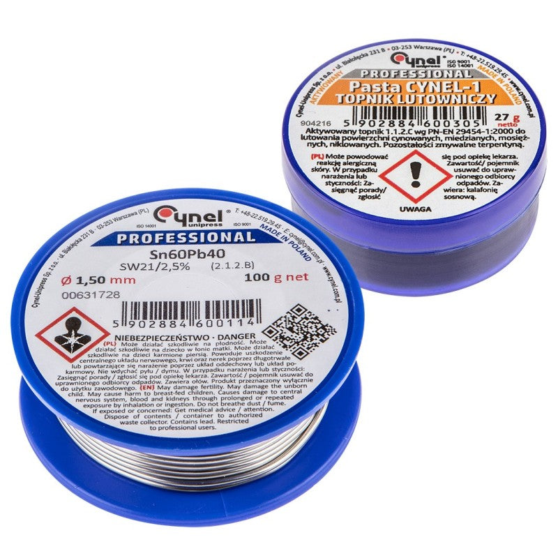 CYNEL Soldering set: solder and flux — 44E732
