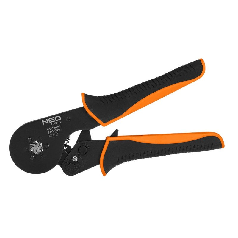 NEO TOOLS Crimping pliers for end sleeves 6 stones, sleeve diameter: 0.1 - 16 mm2 — 01-548