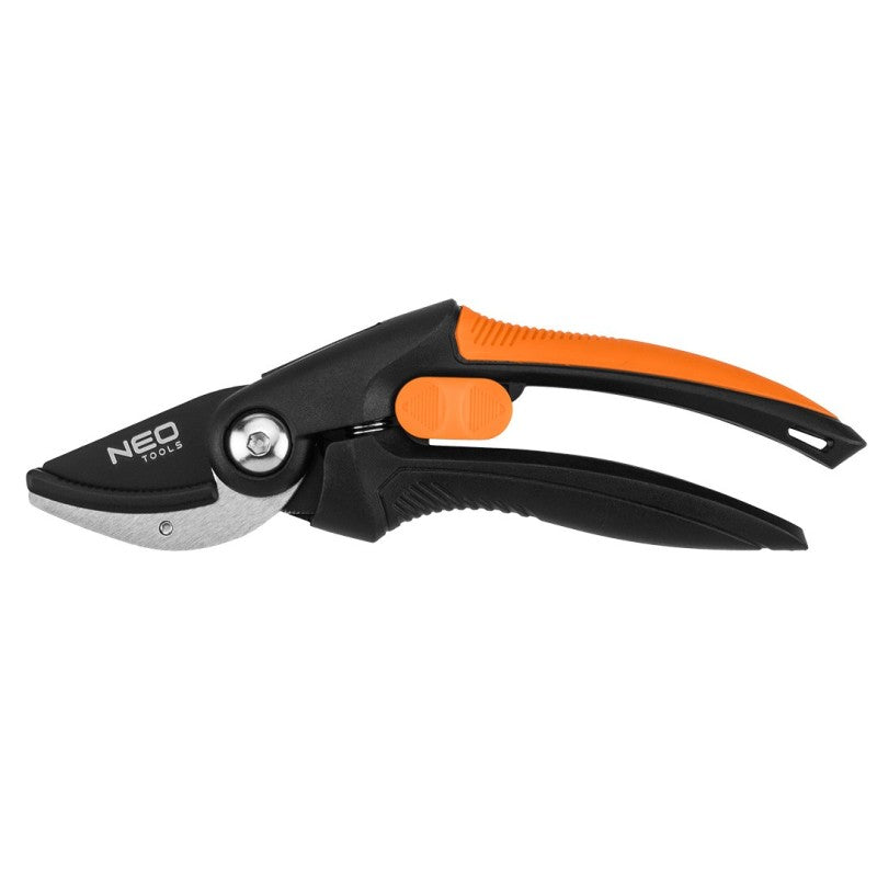 NEO TOOLS Anvil secateurs 210 mm, range up to 20 mm, material: PP, TPR rubber-coated handle — 15-211