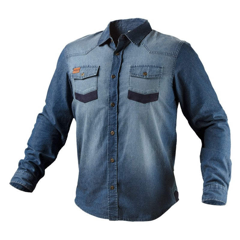 NEO TOOLS Working shirt DENIM, size L — 81-549-L