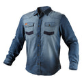 NEO TOOLS Working shirt DENIM, size XXL — 81-549-XXL