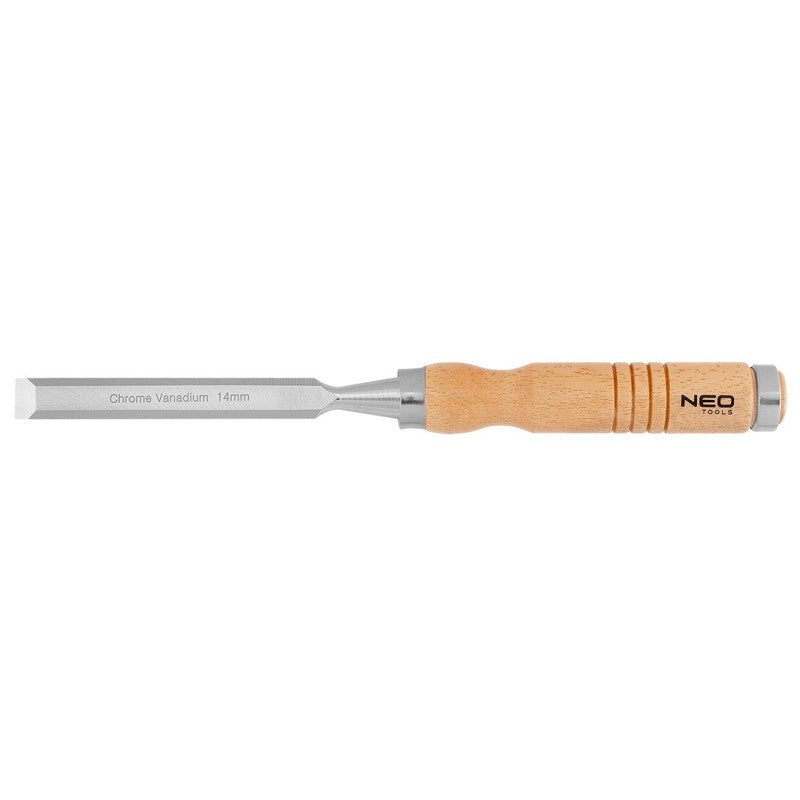 NEO TOOLS Chisel 14 mm, CrV, wooden handle — 37-814