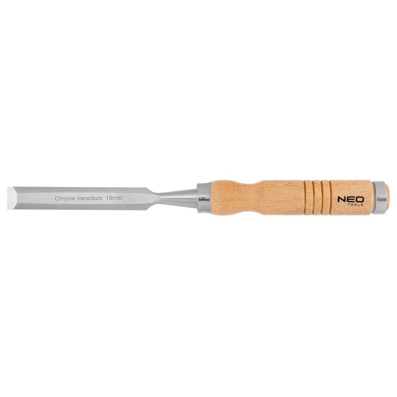 NEO TOOLS Chisel 16 mm, CrV, wooden handle — 37-816