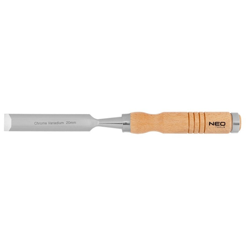 NEO TOOLS Chisel 20 mm, CrV, wooden handle — 37-820