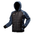 NEO TOOLS Knitted sweatshirt, insulated, with hood, size XXXL — 81-556-XXXL