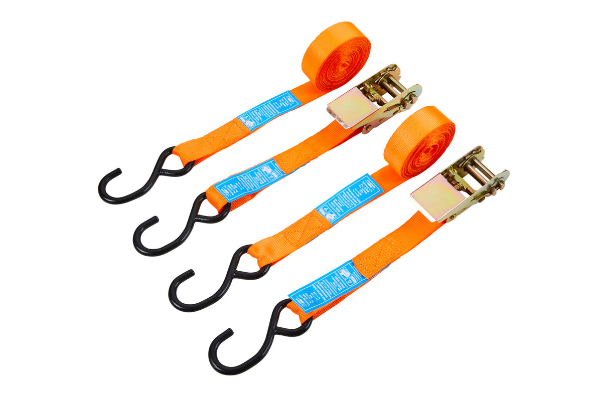Blue Spot Tools 2 Pack Ratchet Tie Down (25mm x 4.5m/15ft)