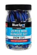 Blue Spot Tools 20 PCE Mini 25cm (10") Bungee Set