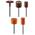 GRAPHITE Set of accessories for mini drill, sanding bands, mounted points, sand paper discs, 52 pcs — 55H082