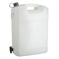 PRESSOL Water can with drain cock, 35 l, polyethylene — 21 169
