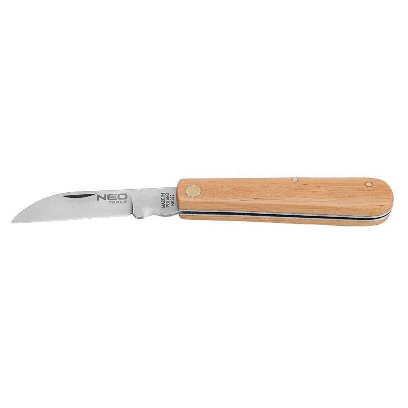 NEO TOOLS Assembler's knife, wooden cover — 63-015
