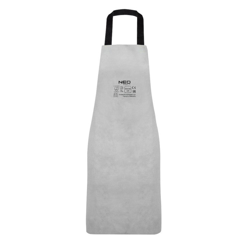 NEO TOOLS Leather welding apron 60 x 90 cm, cotton strips — 81-891