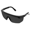 NEO TOOLS Safety glasses, dark lenses, adjustable temples — 97-507