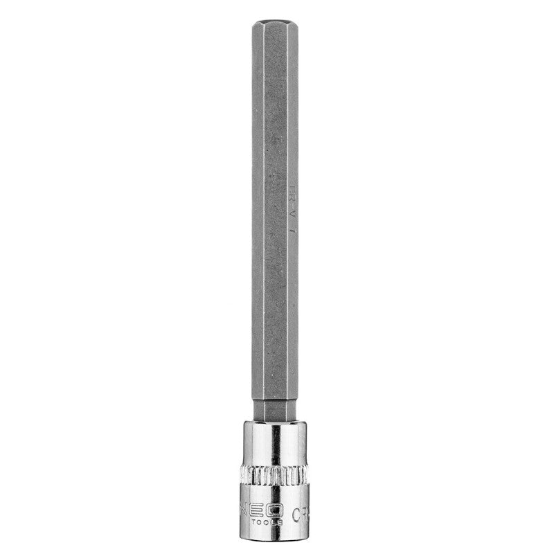NEO TOOLS Hexagonal bit H7 on socket 1/4", long, 87 mm — 10-332