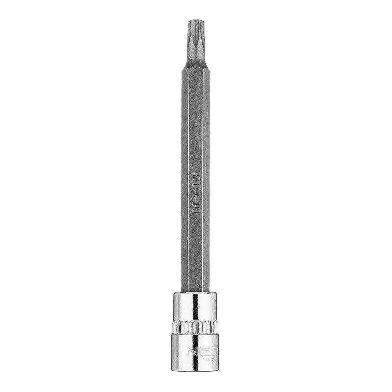 NEO TOOLS Torx TX25 bit on 1/4" socket, long, 87 mm — 10-343