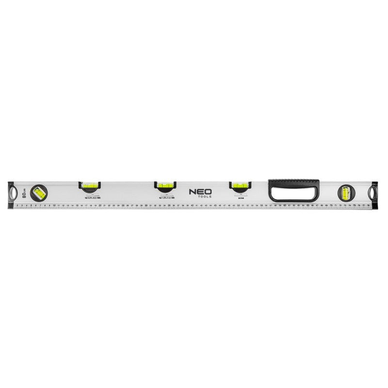 NEO TOOLS Special level, 5 vials, 2 handles, 80 cm — 71-123