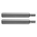 NEO TOOLS HEX bit 6 x 75 mm, S2, 2 pcs — 10-982
