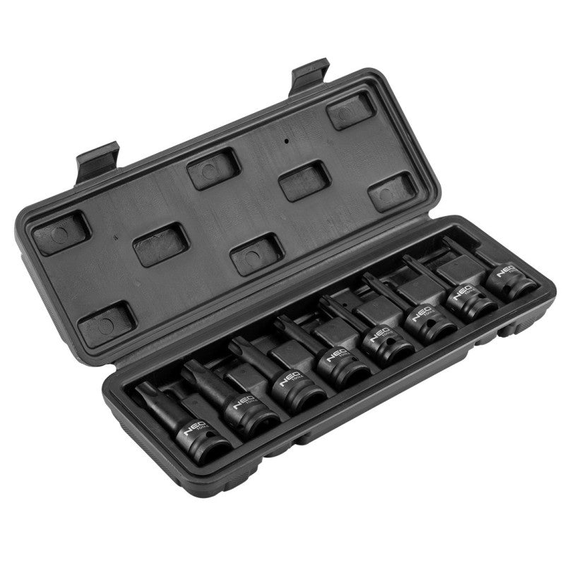 NEO TOOLS Set of 8 psc TORX impact sockets — 10-257