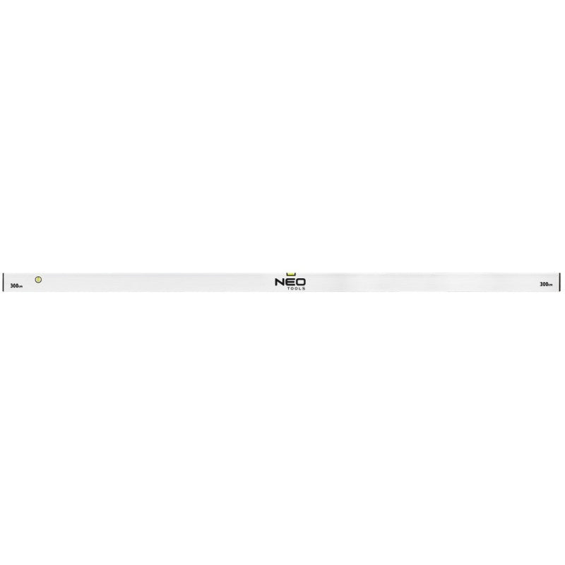 NEO TOOLS Traversing rule, 300cm - 2 vials: horizontal and vertical — 72-525