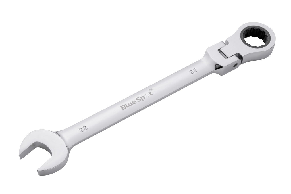 Blue Spot Tools 22mm Ratchet Spanner Flexible Head (180Ã‚Â°)