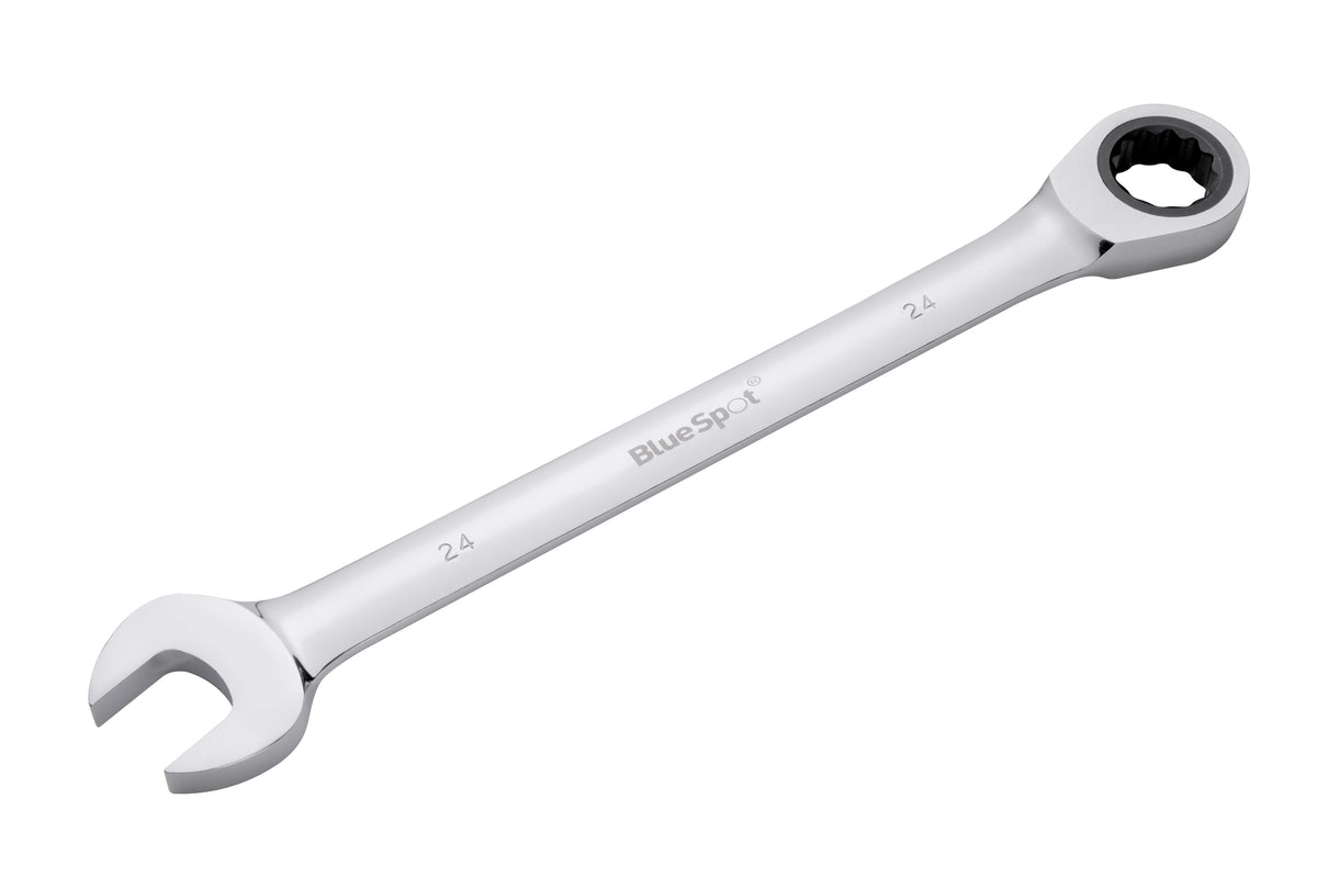 Blue Spot Tools 24mm Ratchet Spanner Fixed Head