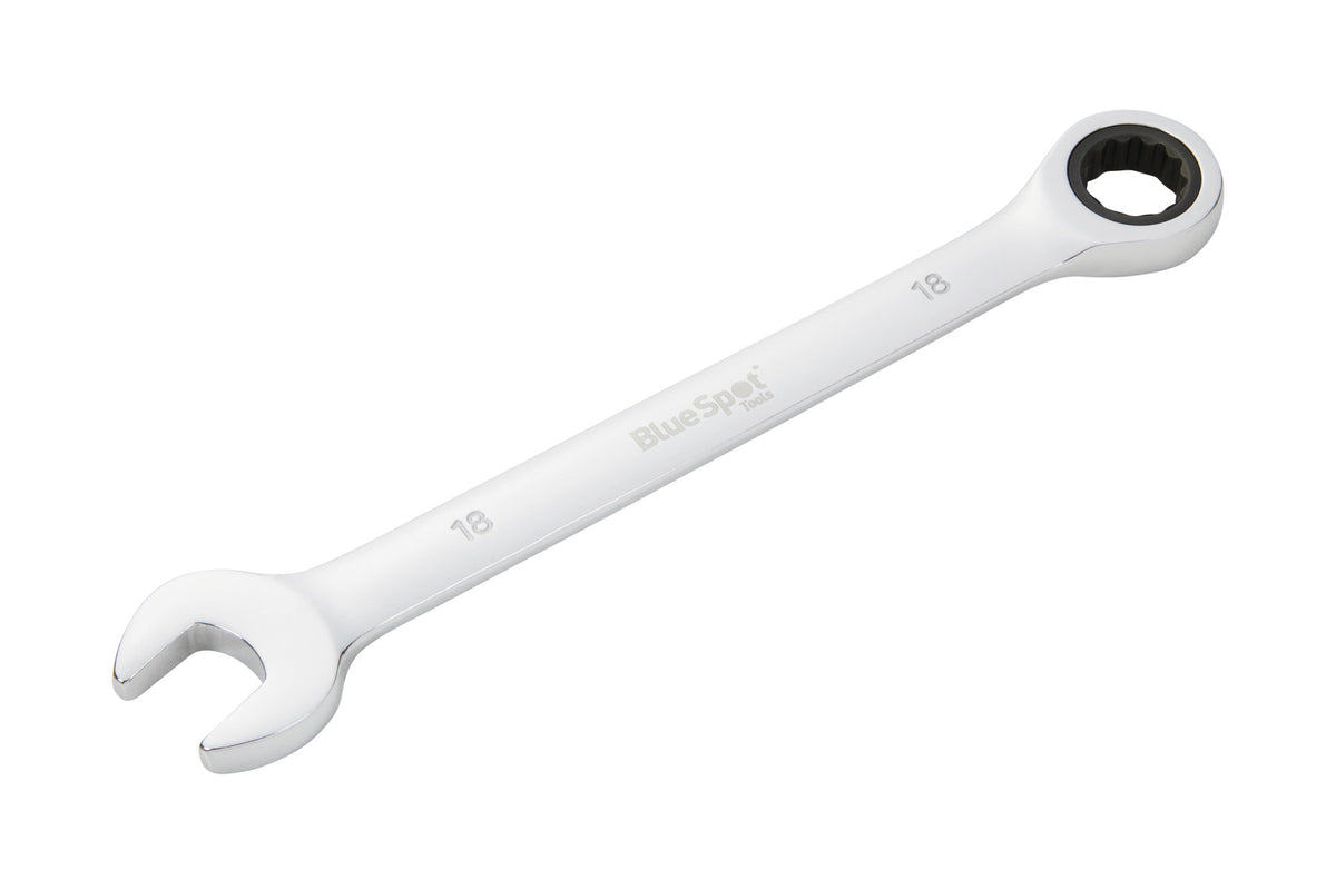 Blue Spot Tools 18mm Ratchet Spanner Fixed Head