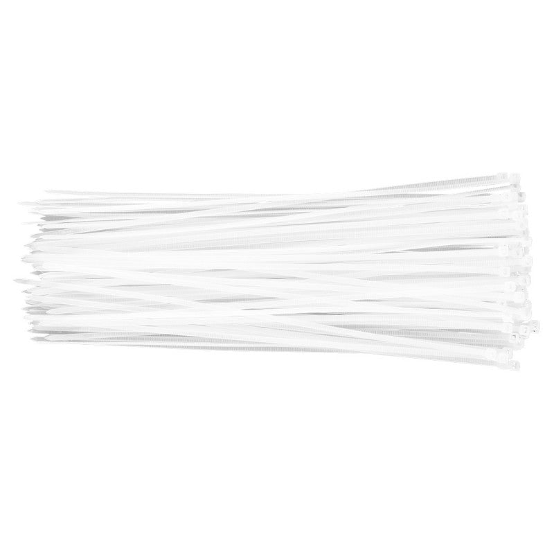 TOPEX Cable ties 3.6 x 300 mm, white, 100 pcs — 44E974