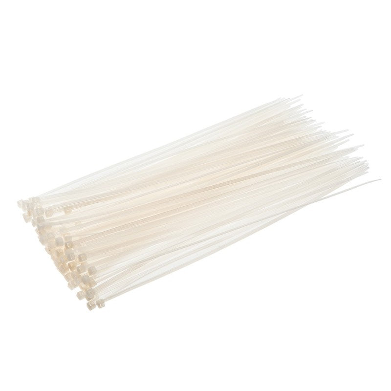 TOPEX Cable ties 2.5 x 100 mm, white, 100 pcs — 44E975