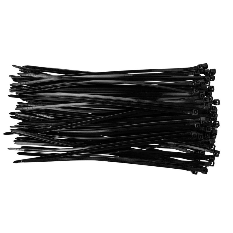 TOPEX Cable ties 3.6 x 200 mm, black, 100 pcs — 44E976
