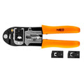 NEO TOOLS Pliers for phone connector ends 4P, 6P, 8P — 01-501