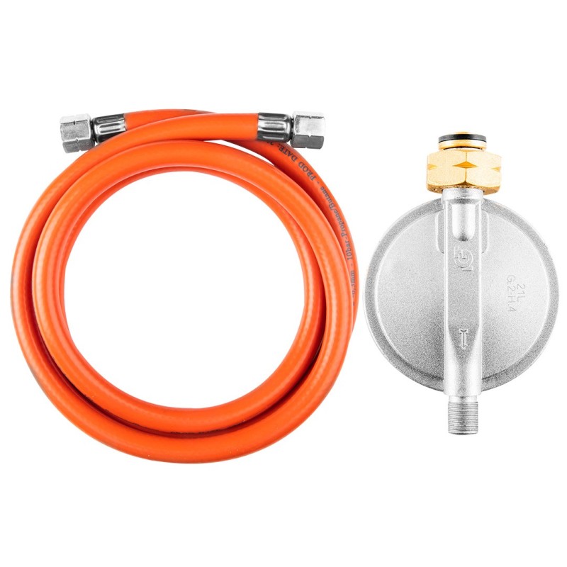 NEO TOOLS Gas heater kit for the Hungarian, Netherlands market, gas pressure regulator and hose, type G5 — 90-083-2