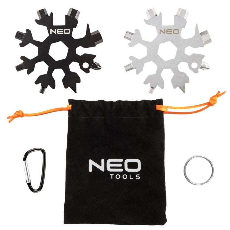 NEO TOOLS Snowflake multi-tool 19 in 1, 2 pcs — GD015