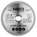 NEO TOOLS Saw blade, widia, 235 x 30 mm, 100 teeth, for aluminium — 55-695